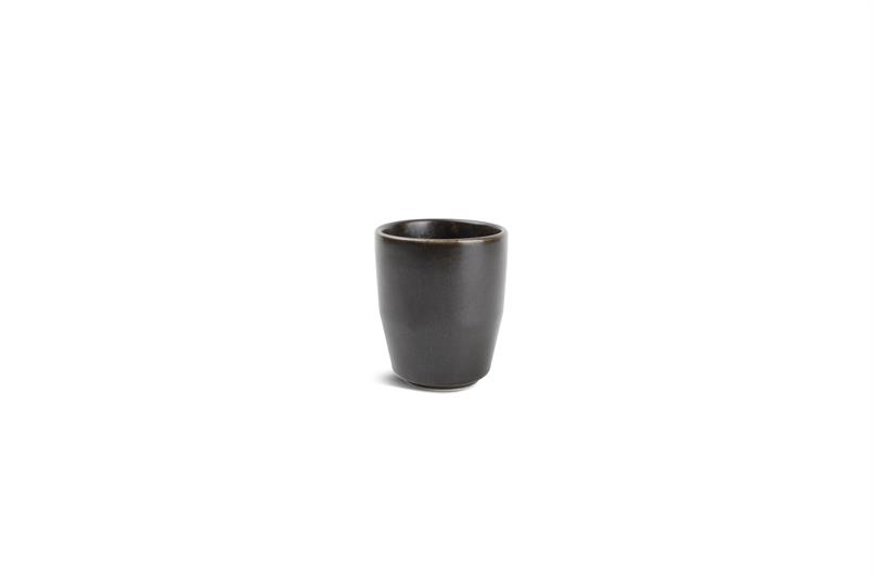 Beker 28cl zonder oor black Ceres set/6