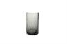 Glas 40cl grey Crackle - set/4