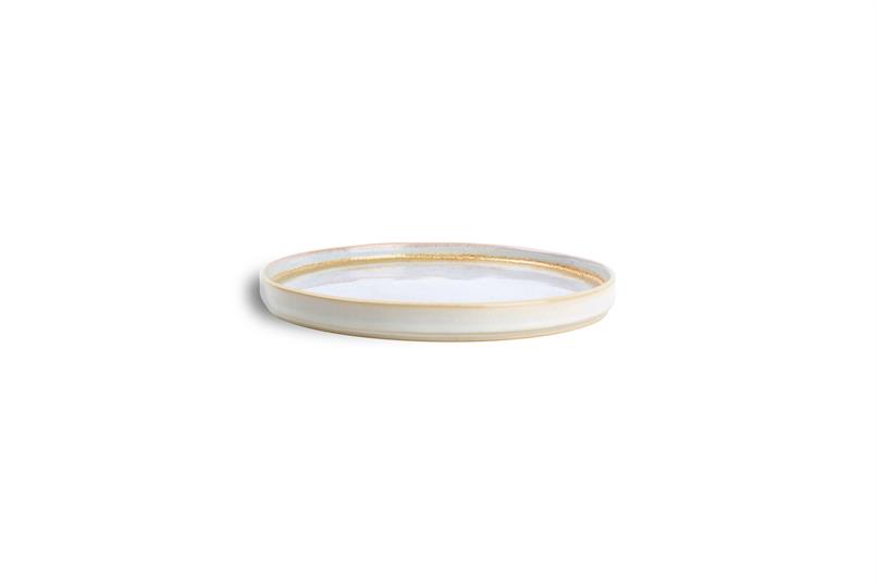 Plat bord 16xH1,5cm gold Glister set/6