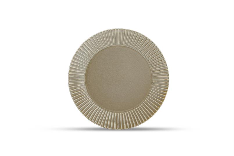 Plat bord 19,5cm sage green Aurora set/4