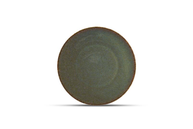 Plat bord 21cm groen Cirro set/6