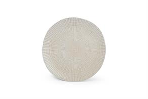 Plat bord 21xH1,5cm almond Mosaic set/4