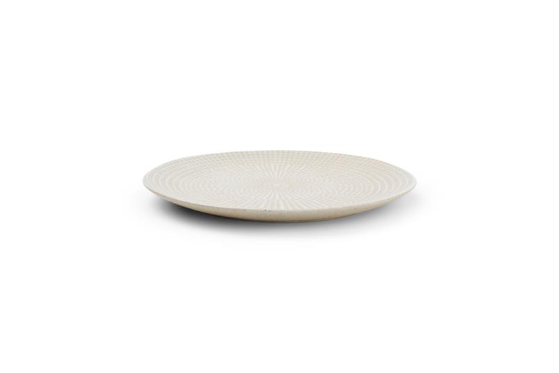 Plat bord 21xH1,5cm almond Mosaic set/4