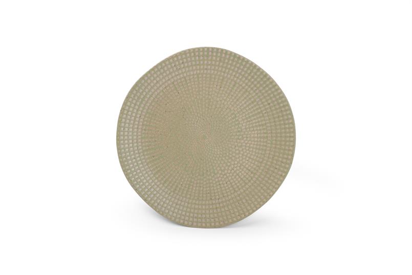 Plat bord 21xH1,5cm olive Mosaic set/4