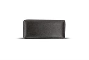 Plat bord 22x10cm black Dusk set/4