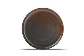 Plat bord 26xH2,5cm dark brown Escura set/6