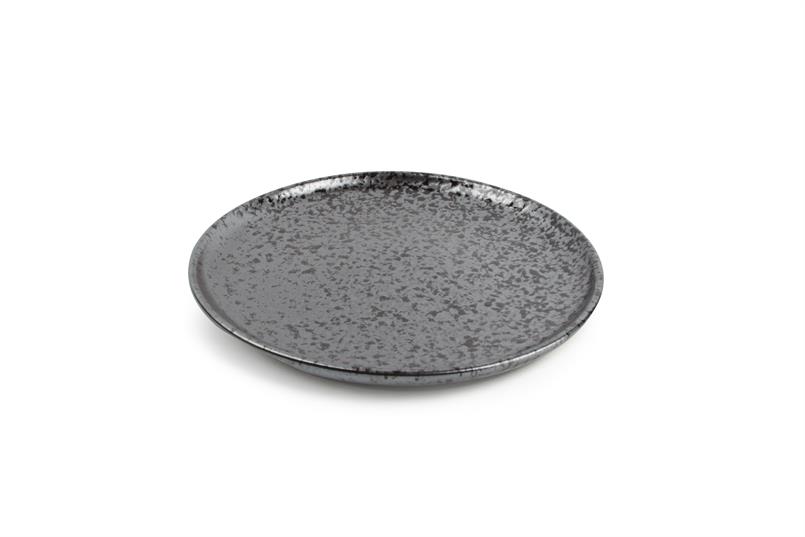 Plat bord 28,5cm black Oxido set/4