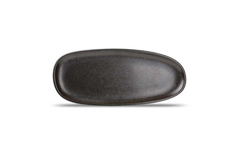 Plat bord 34x14,5cm black Ceres set/6