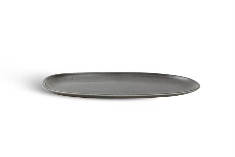 Plat bord 34x14,5cm black Ceres set/6